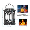 Solar Lanterns Outdoor Waterproof,Bright Hanging Solar Lights for Outside,Solar Powered Lanterns Lighting LED for Garden Patio Yard Decorative 1 Pack (Warm Light)