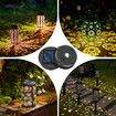 Solar Lantern Light Top Replacement LED Outdoor Waterproof Warm White 4 Pcs Garden Patio