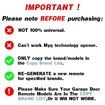 Universal Multi-Frequency Garage Remote Control Duplicator 280-868MHz 4 Door Opener,Ensure Your Model in Brand Table List