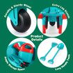 Kids Garden Tool Toy Set Wheelbarrow Watering Can Gardening Gloves Playset Outdoor Utility Cart Apron Trowel Rake Shovel