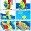 Sand Water Table Sandpit Play Ground Activity Centre Playset Beach Toys Pretend Set for Outdoor Swimming Pool with Chair