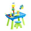 Sand Water Table Sandpit Play Ground Activity Centre Playset Beach Toys Pretend Set for Outdoor Swimming Pool with Chair