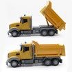 Remote Control Dump Truck, RC Dump Truck Construction Vehicle Toys,7 Channel with Lights and Sounds Rechargeable Engineering Car Toy for Boys Age 4-7