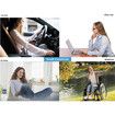 Memory Foam Seat Cushions, Office Chair Seat Pad for Long Sitting Hours, Car Memory Foam Office Home Chair Cushion