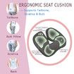 Memory Foam Seat Cushion Tailbone Relief Pressure Coccyx Butt Pillow Pad Office Chair Car Wheelchair Long Sitting Seating Comfort
