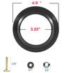 12524 Closet Bolt Kit, Compatible with Thetford Aqua Magic IV and V High and Low Hand Flush Fresh Water Permanent Toilets