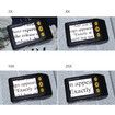 3.5 Inch Electronic Portable Video Aids Digital Magnifier Handheld Low Vision Reading Magnifier for Students, The Elderly in Reading, Newspapers, 2X to 25X Zoom, AV or TV Output, Black