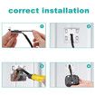 Video Door Viewer, 1200mAh Build in Lithium Battery Peephole viewer Build in cyclic Storage Door Camera Outdoor Security Cam Door 3 inch LCD Screen 1MP Camera