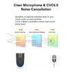Bluetooth Earpiece Wireless Handsfree Headset V5.0 24 Hrs Driving Headset with Mic 60 Days Standby Time Headset Case for iPhone Android Samsung Laptop Truck Driver (Black,2 Pack)