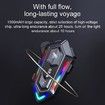 Motorcycle Helmet Speakers with 16-Types RGB Dazzling Lights High Battery Life Motorcycle Headphones Dual Noise Reduction/Automatic Answer/Call Music Control/Wake up Siri/IPX6