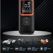 Tire Inflator Portable Air Compressor, Cordless Air Pump for Car Tires with Pressure Gauge and LED Light, for Car Bikes, Motorcycle, Ball