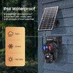 6MP Solar Smart Outdoor Wireless IP Camera PTZ 20X Zoom Dual Lens Home Security Solar Surveillance CCTV WiFi Camera