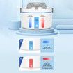 Wireless Cat Water Fountain with 270 Degree Radar Sensor 2L/67oz Automatic Water Dispenser for Two Modes Water Level Visibility