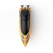 High Speed RC Boat 30+ MPH Fast Remote Control Boat Rechargeable Battery Storage Package 2.4GHz Electric Boats with LED Lights for Pool Lake