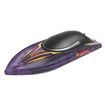 Remote Control Boat 2.4 GHZ Racing Boats with LED Light,Rechargeable Battery for LakePool Toys Gifts for Boys Girls