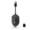 2 in 1 Android Wireless CarPlay Adapter Converts Factory Wired to Wireless Carplay, Plug and Play Car Play Wireless Adapter,Connection with USB C Adapter