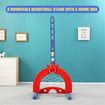 Kids Basketball Hoop Stand Golf Game Activity Centre Indoor Outdoor 5 in 1 Playset Football Gate Ring Toss Adjustable