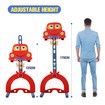 Kids Basketball Hoop Stand Golf Game Activity Centre Indoor Outdoor 5 in 1 Playset Football Gate Ring Toss Adjustable