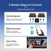 2 in 1 Wireless CarPlay and Android Auto Adapter for iPhone, Convert Wired to Wireless CarPlay,Plug & Play Fits Cars from 2015