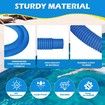 2 Pcs 1.25Inch Pool Hose, 1.5 Meters Long Accessory Pool Pump Replacement Hoses, Blue