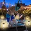 Solar Pool Lights 6 Pack Pool Lights for Framed Above Ground Pools, Outdoor Pool Decoration Night Light