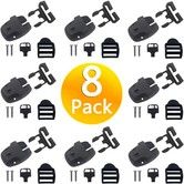 8 Sets Spa Hot Tub Cover Clips Latch Replacement Kit Hot Tub Cover Latches Clip Lock, 50x46mm