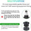 4Pack Expandable Garden Hose Repair Kit, Plastic Flex Hose Repair Kit, Male and Female Hose End Repair Fittings/Connector