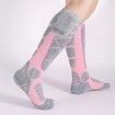 Heated Socks for Women Men, Rechargeable Heated Socks, Washable Battery Full Foot Warmers for Hunting Skiing Sports Outdoors (Dusty Pink)