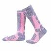 Heated Socks for Women Men, Rechargeable Heated Socks, Washable Battery Full Foot Warmers for Hunting Skiing Sports Outdoors (Dusty Pink)