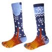 Rechargeable Heated Socks for Men Women Washable Electric Thermal Warming Socks with APP Remote Control for Winter Biking Skiing Outdoors Fishing Camping (Blue)