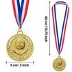 12 Pieces Gold Award Medals-Winner Medals Gold Prizes for Sports,Competitions,Party,Spelling Bees,Olympic Style,2 Inches