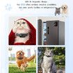4K HD WiFi Pet Camera Mini Action Camera for Video Records, Dog Cat Collar Camera