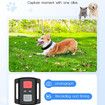 4K HD WiFi Pet Camera Mini Action Camera for Video Records, Dog Cat Collar Camera