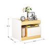 Wooden Bedside Table Sofa Side End Nightstand Bedroom Living Room Furniture Storage Office Cabinet Organiser Drawer Shelf