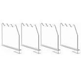 4Pcs Shelf Dividers For Closet Organization,Clear Closet Shelf Divider For Clothes Purses Separators For Bedroom,Kitchen,Cabinets,Bathroom