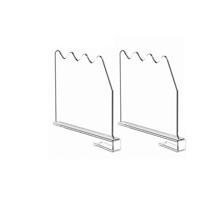 2Pcs Shelf Dividers For Closet Organization,Clear Closet Shelf Divider For Clothes Purses Separators For Bedroom,Kitchen,Cabinets,Bathroom