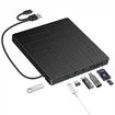 External CD DVD Drive USB 3.0 Slim Portable 7-in-1 DVD Player CD ROM Burner Writer for Laptop Desktop PC Windows Mac Linux