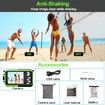 Waterproof Digital Camera Underwater Camera Full HD 2.7K 48 MP Video Recorder Selfie Dual Screens 16X Digital Zoom Flashlight Waterproof Camera for Snorkeling (Green)