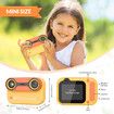 Kids Waterproof Digital Camera Underwater Camera for Snorkeling and Diving with 2.4In IPS Display USB Rechargeable Digital Camera for Videos and Photos with 32GB Card Yellow