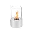 Tabletop Fire Pit Bowl,Portable Smokeless Solo Stove Table Top Firepit Fireplace, Camping Patio Balcony Home Decor Stove (White)
