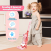 Kids Vacuum Toy with Real Suction Power, Real Function, Bright Light & Realistic Sounds