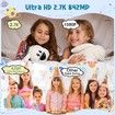Kids Camera Instant Print for Girls Boys Age 3+ Kids Toys,12MP 1080P Kids Digital Cameras Christmas Birthday Gifts for Age3+ Girls,Toddler Camera Girls Toys (Blue)