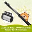 Dog Cat Toy Pet Play Interactive Flirt Pole Puppy Wand Retractable Training Exercise Tug Equipment Durable Teaser Chase Stick