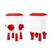 Chicken Water Feeder Treadle Poultry Waterer Set 12KG 11L Large Automatic Feeding Coop Fence Food Dispenser Rat Bird Proof