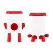 Chicken Water Feeder Treadle Poultry Waterer Set 12KG 11L Large Automatic Feeding Coop Fence Food Dispenser Rat Bird Proof