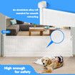 Retractable Safety Gate Dog Cat Pet Enclosure Fence Safe Guard Barrier for Stairs Doorway Security Mesh Fencing 350cm White