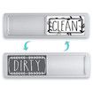 Dishwasher Magnet Clean Dirty Sign, Clean Dirty Magnet for Dishwasher, White