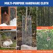 Welded Wire Mesh Fence Roll 20m Hardware Cloth Galvanised Chicken Coop Fencing Rabbit Cage Gopher Tree Guard Enclosure