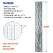 Welded Wire Mesh Fence Roll 20m Hardware Cloth Galvanised Chicken Coop Fencing Rabbit Cage Gopher Tree Guard Enclosure