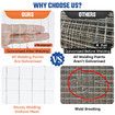 Welded Wire Mesh Fence Roll 20m Hardware Cloth Galvanised Chicken Coop Fencing Rabbit Cage Gopher Tree Guard Enclosure